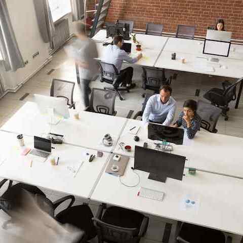 Modern open concept office